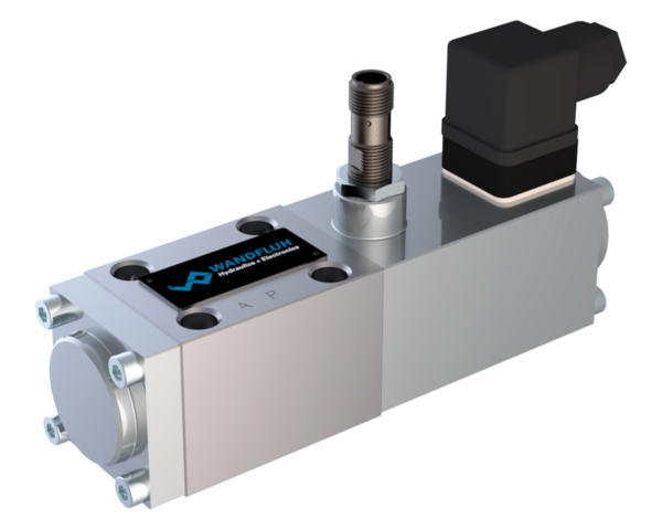 Switching valves Solenoid poppet valve with inductive switching position monitoring A_206